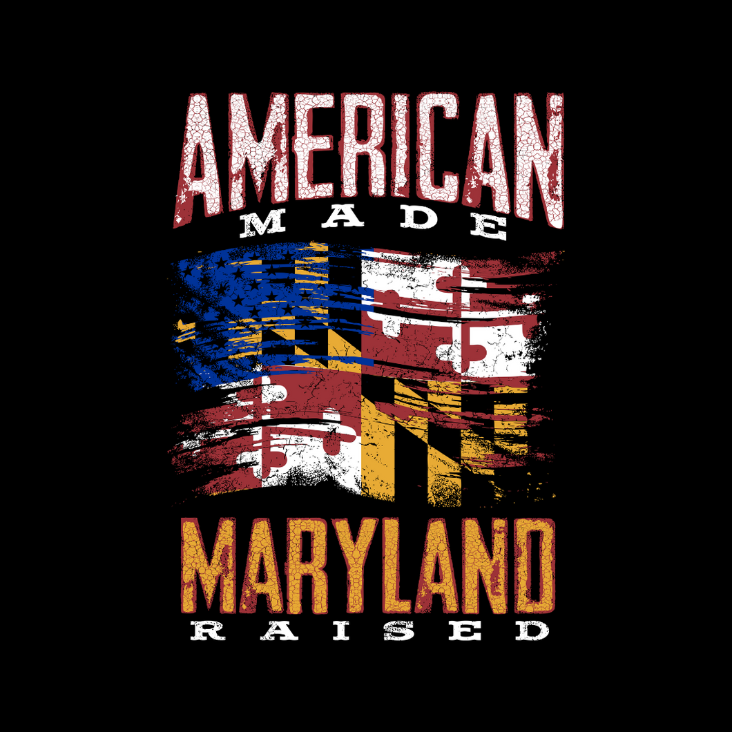 American Made Maryland Raised T Shirt