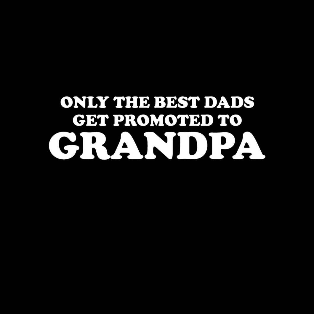 Great Dads Get Promoted To Grandpa T Shirt