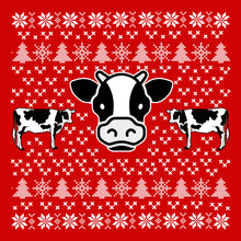 Load image into Gallery viewer, Cow Ugly Sweater T Shirt
