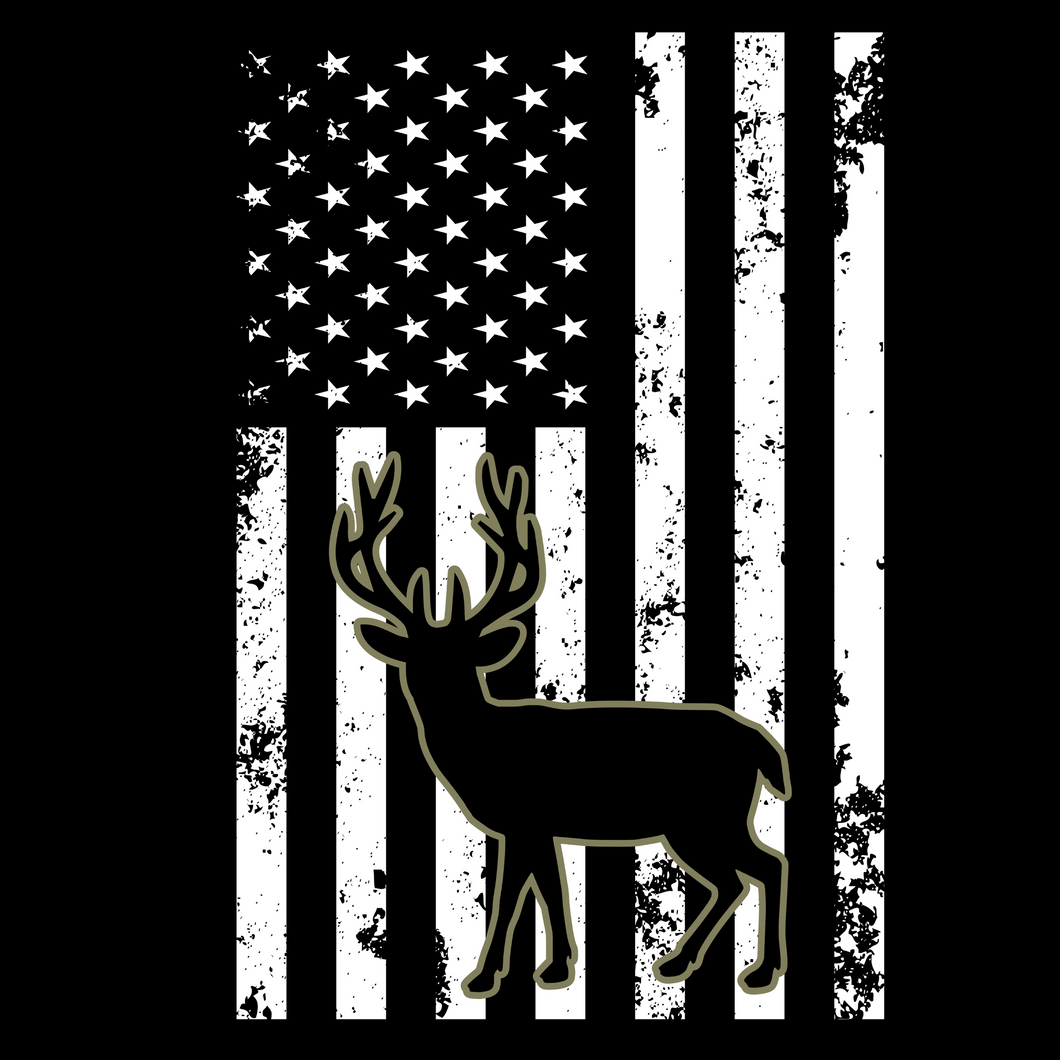 Deer Flag T Shirt