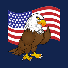 Load image into Gallery viewer, Eagle Finger Salute T shirt
