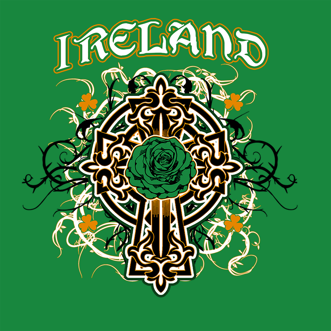 Irish Celtic Cross T Shirt