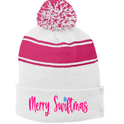 Merry Swiftmas Embroidered Beanie