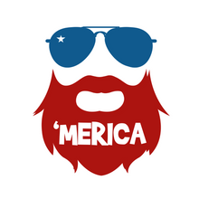 Load image into Gallery viewer, Patriotic Beard T Shirt
