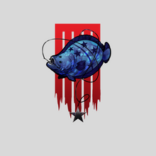Load image into Gallery viewer, Patriotic Flounder T Shirt
