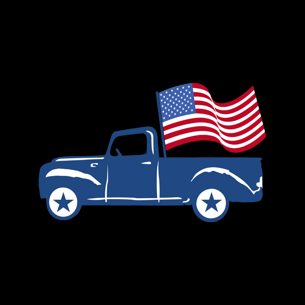 Patriotic Truck T Shirt