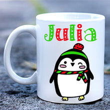 Load image into Gallery viewer, Personalized Penguin Mug
