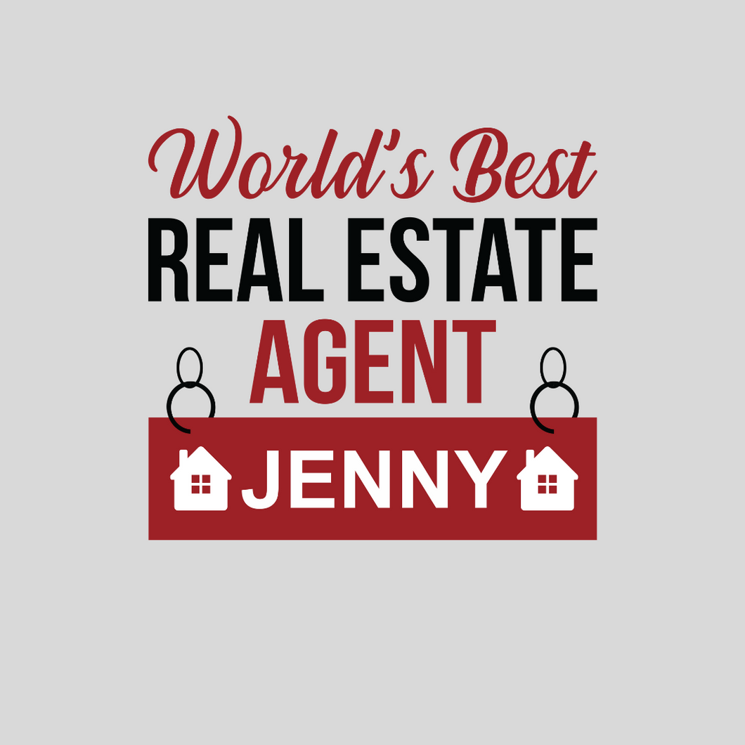 Personalized Real Estate Agent T Shirt
