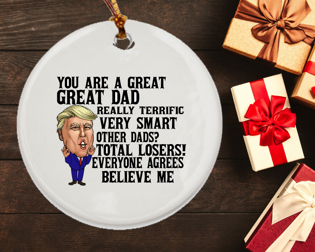 Trump Dad Ornament