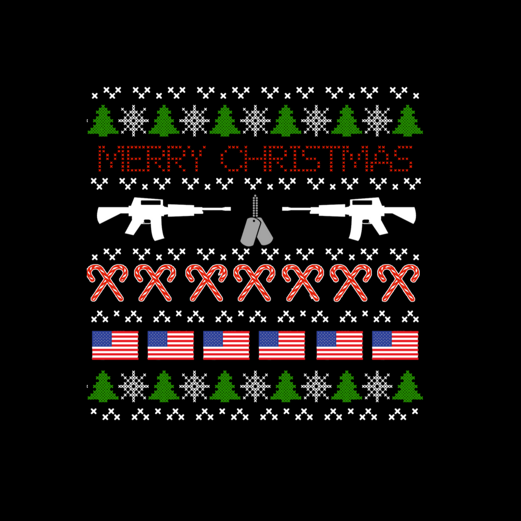 Veteran Ugly Christmas Sweatshirt