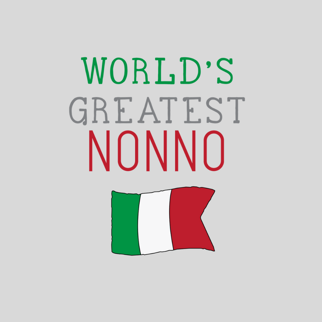 World's Greatest Nonno Italy T Shirt
