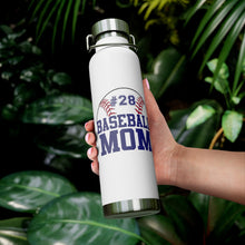 Load image into Gallery viewer, Baseball Mom Personalized 22oz Vacuum Insulated Bottle
