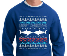 Load image into Gallery viewer, Shark Ugly Sweater Sweatshirt
