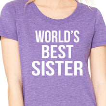 Load image into Gallery viewer, World&#39;s Best Sister T Shirt
