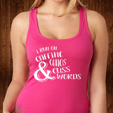 Load image into Gallery viewer, I Run On Caffeine Tank Top

