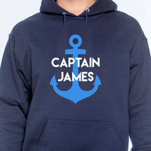 Load image into Gallery viewer, Personalized Captain Sailing Hoodie
