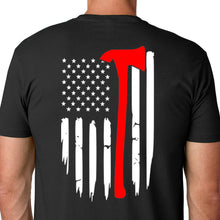 Load image into Gallery viewer, Firefighter Flag T Shirt

