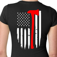 Load image into Gallery viewer, Firefighter Flag T Shirt
