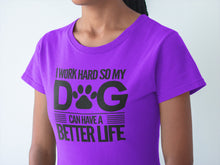 Load image into Gallery viewer, Dog Better Life T Shirt

