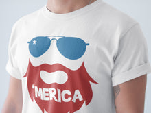 Load image into Gallery viewer, Patriotic Beard T Shirt
