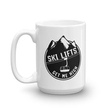 Load image into Gallery viewer, Ski Lifts Get Me High Mug
