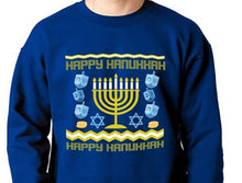 Load image into Gallery viewer, Hanukkah Ugly Sweater Sweatshirt
