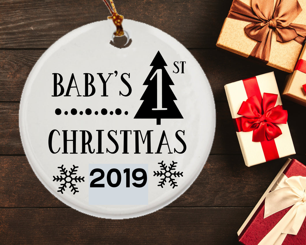 Baby's First Christmas - Baby Ornament