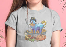 Load image into Gallery viewer, Thanksgiving Unicorn T Shirt
