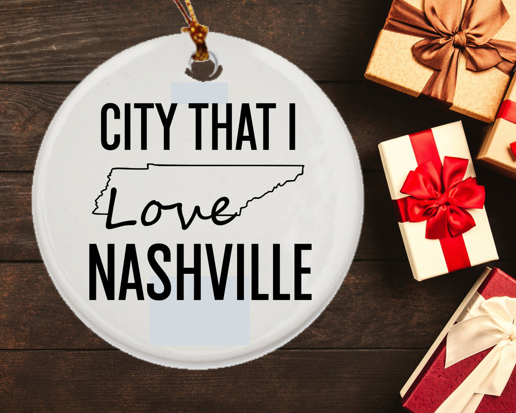 Nashville Ornament - Nashville Gifts