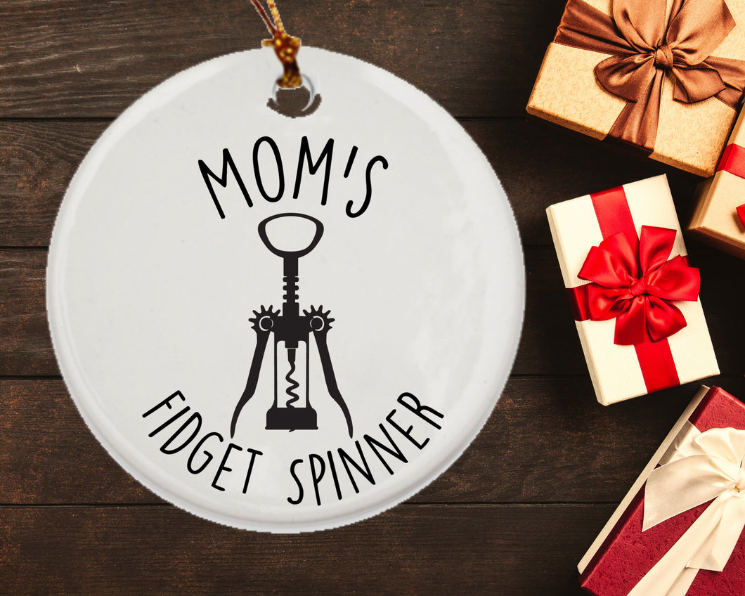 Wine Ornament - Funny Gift for Mom