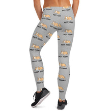 Load image into Gallery viewer, Not Today Corgi Leggings
