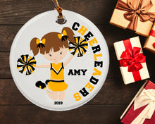 Load image into Gallery viewer, Cheerleader Ornament - Cheerleading Ornament
