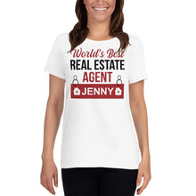 Load image into Gallery viewer, Personalized Real Estate Agent T Shirt
