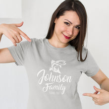 Load image into Gallery viewer, Personalized Family Fishing T Shirt
