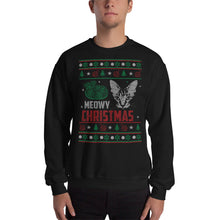 Load image into Gallery viewer, Cat Meowy Ugly Christmas Sweatshirt
