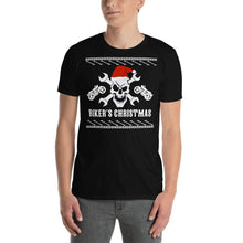 Load image into Gallery viewer, Biker&#39;s Christmas T Shirt

