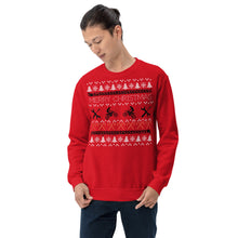 Load image into Gallery viewer, Dirt bike Ugly Christmas Sweatshirt
