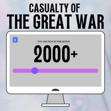 Load image into Gallery viewer, Casualty of The Great War of 11/15
