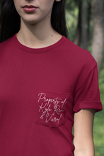Load image into Gallery viewer, Custom Property Of Pocket T Shirt
