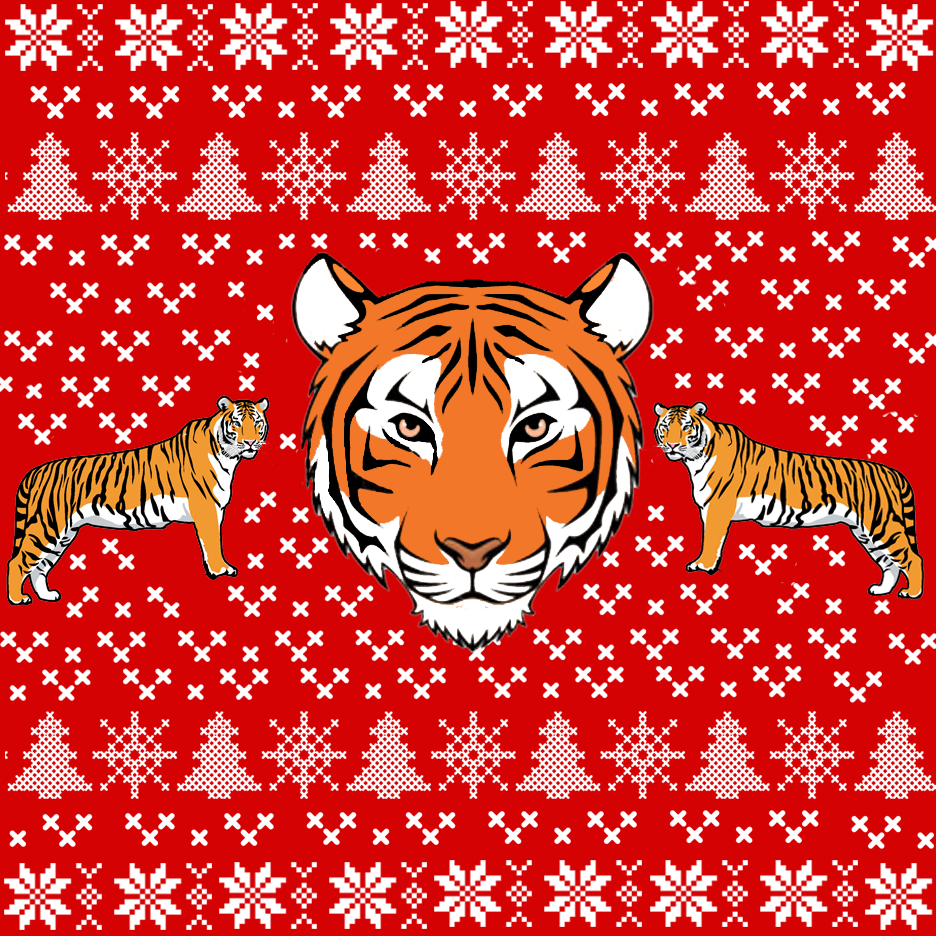 Tiger Ugly Christmas Sweatshirt